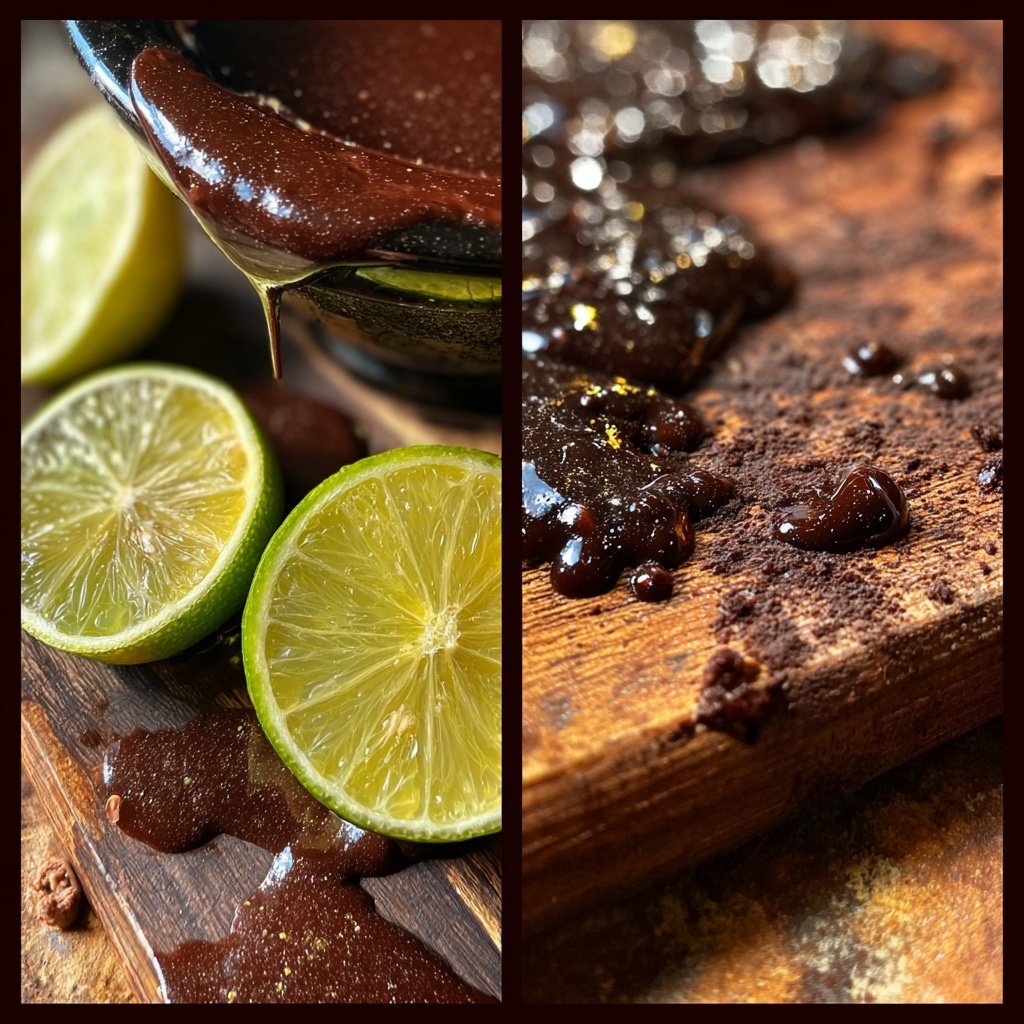 Schoko Limetten Fondue Genuss