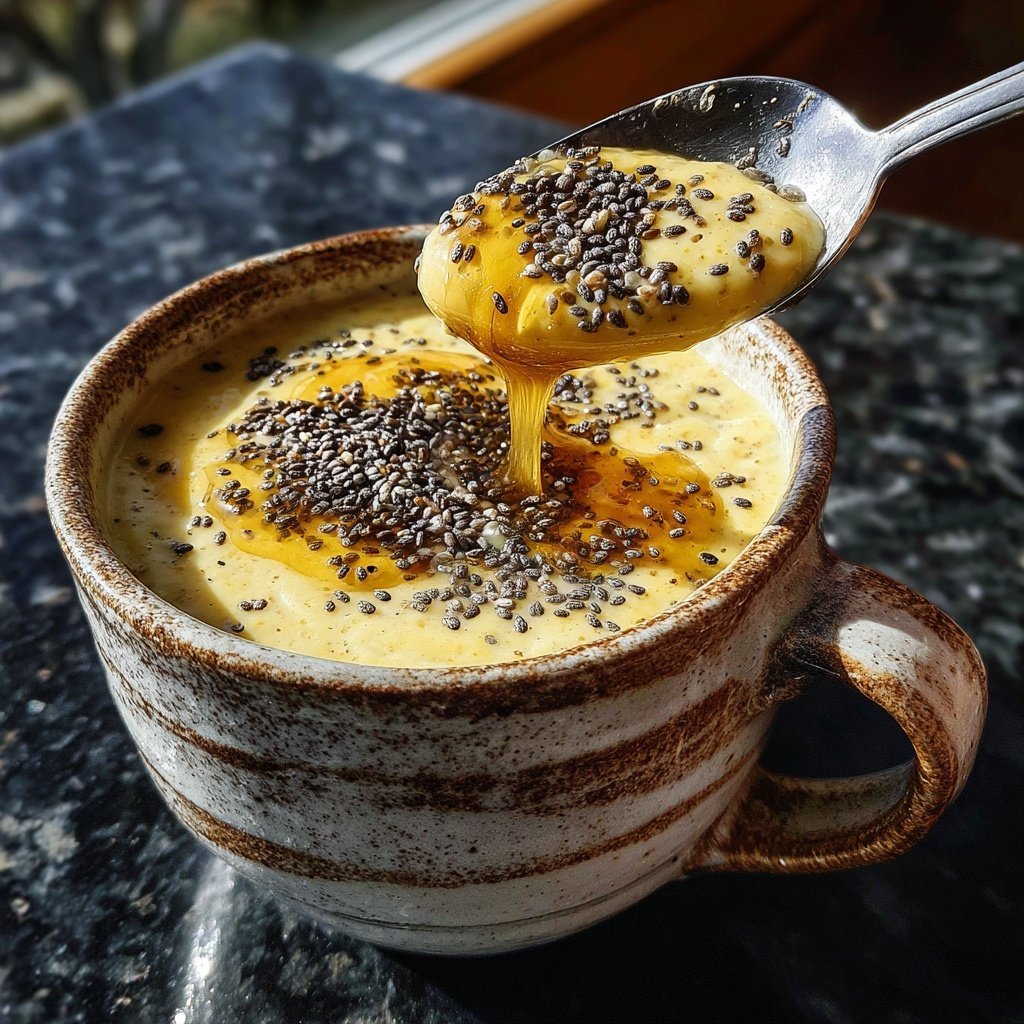 Cremiger Zitronen-Mohn-Porridge