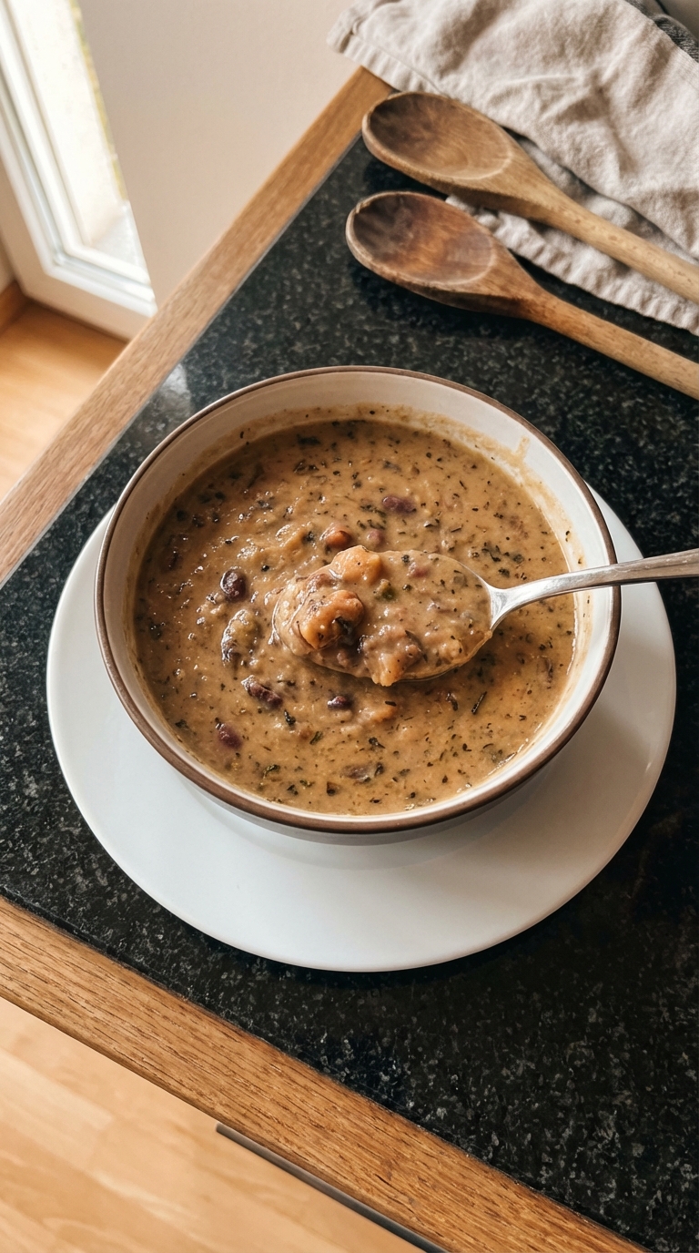 Einfache Bohnensuppe für die Seele