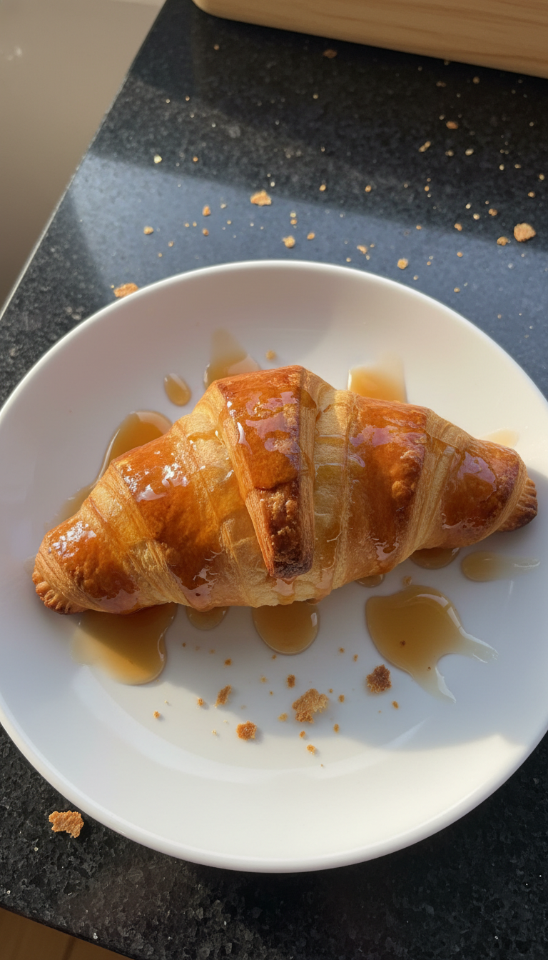 Ahornsirup Croissant Glück​
