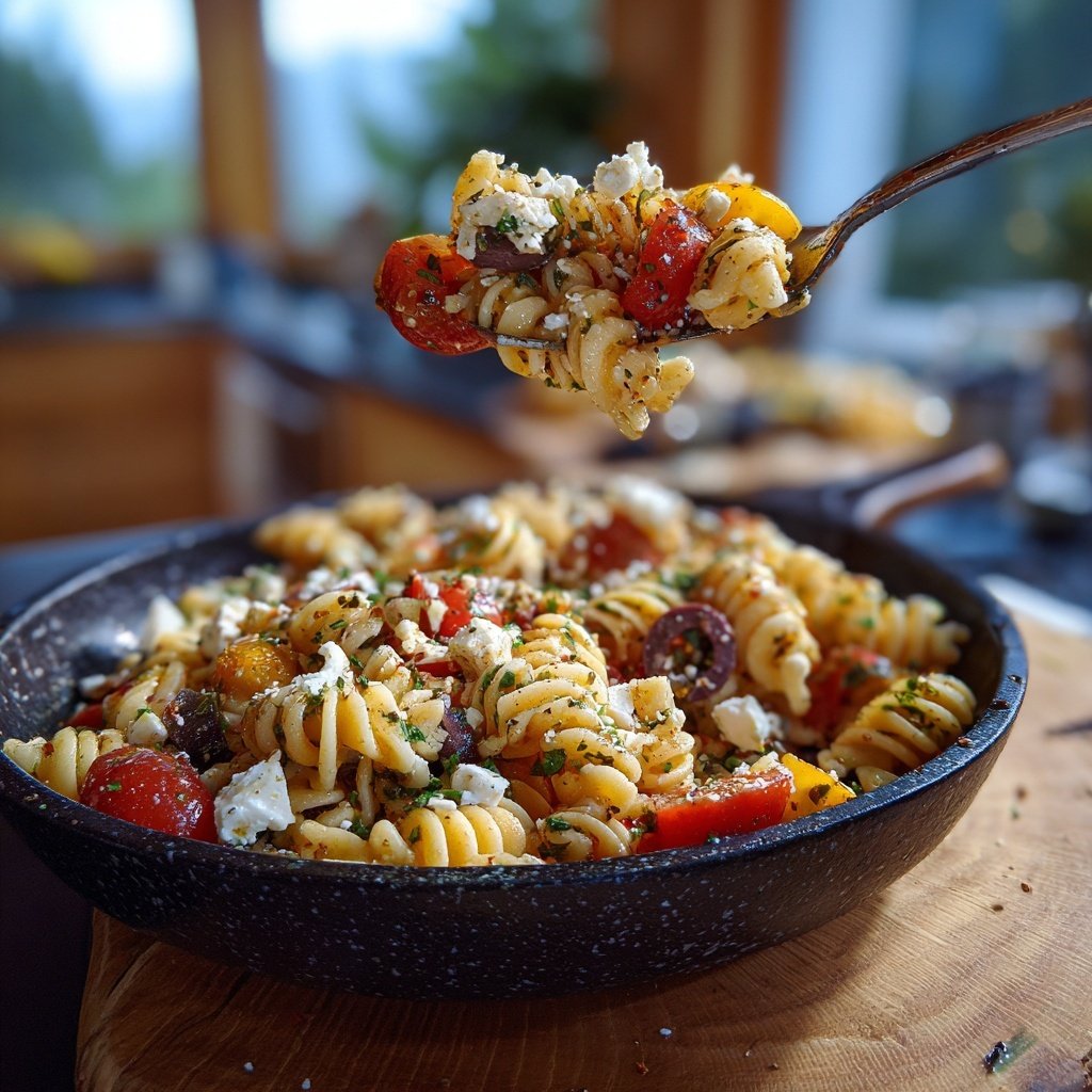 Zesty Greek Pasta Salad