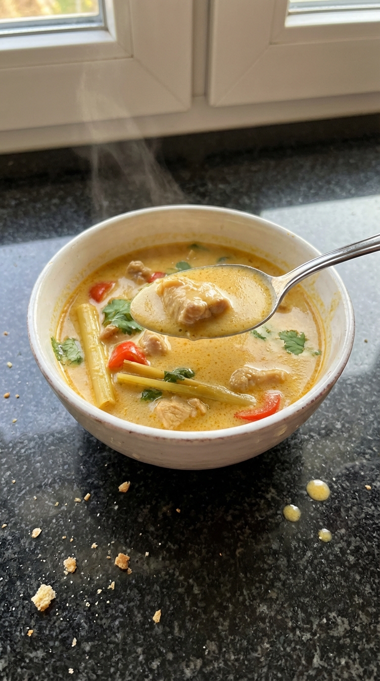 Thai Hähnchen Kokos Suppe