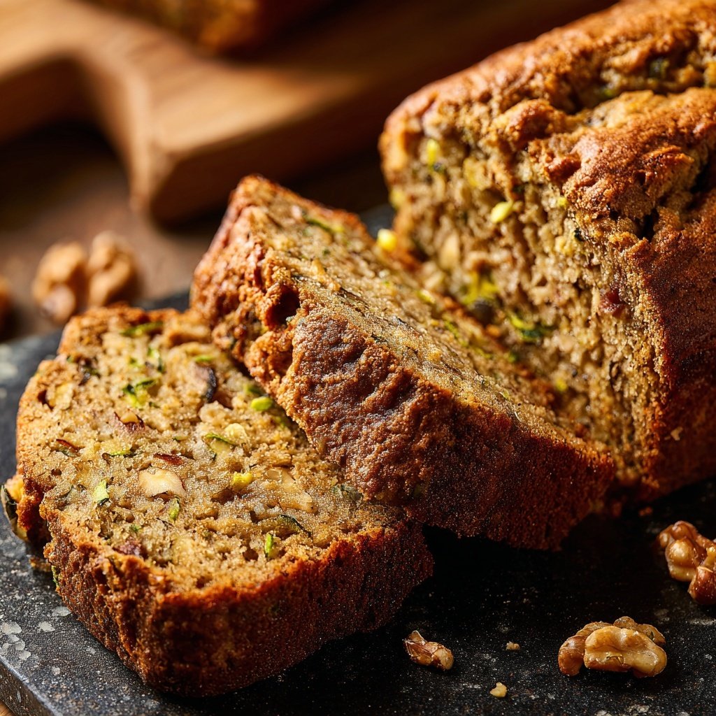 Zucchini Bananenbrot Laib