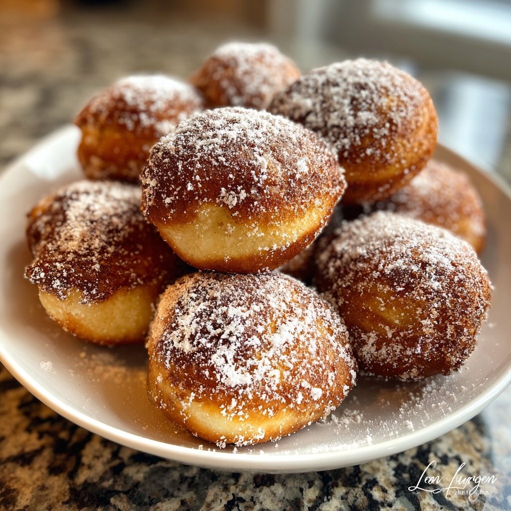 Beignets aus der Heißluftfritteuse