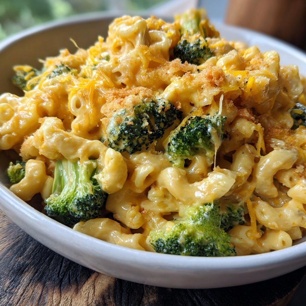 Cremige Cashew Brokkoli Mac Käse