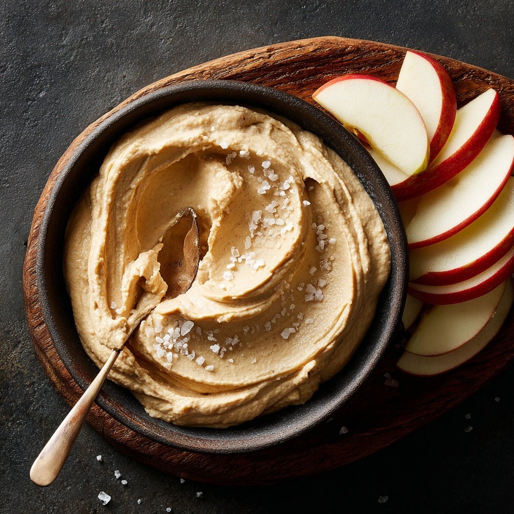 Hausgemachter Mandelbutter Dip