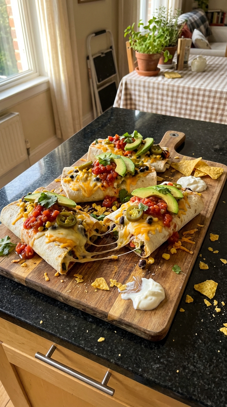 Voll Beladene Nacho Gemüse Wraps​