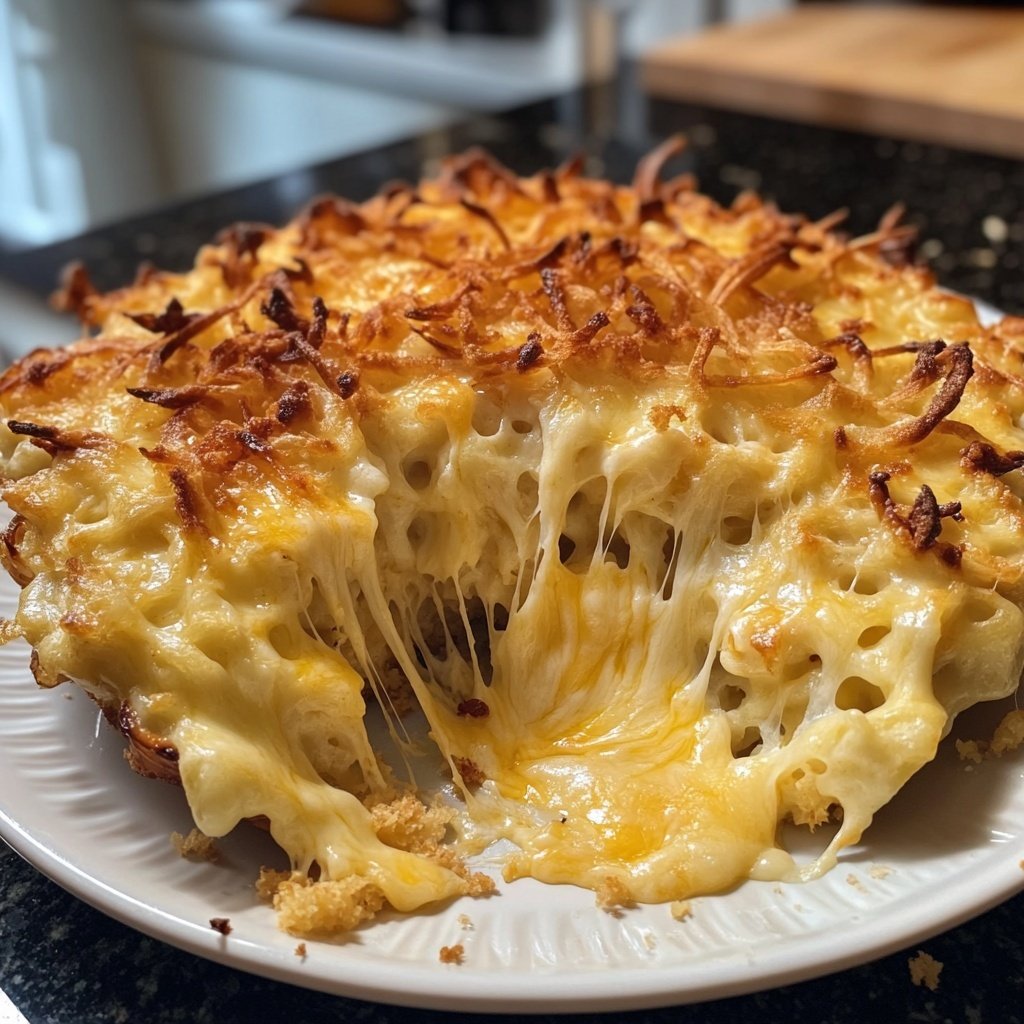 Überbackene Käsespätzle aus dem Ofen - extra handy