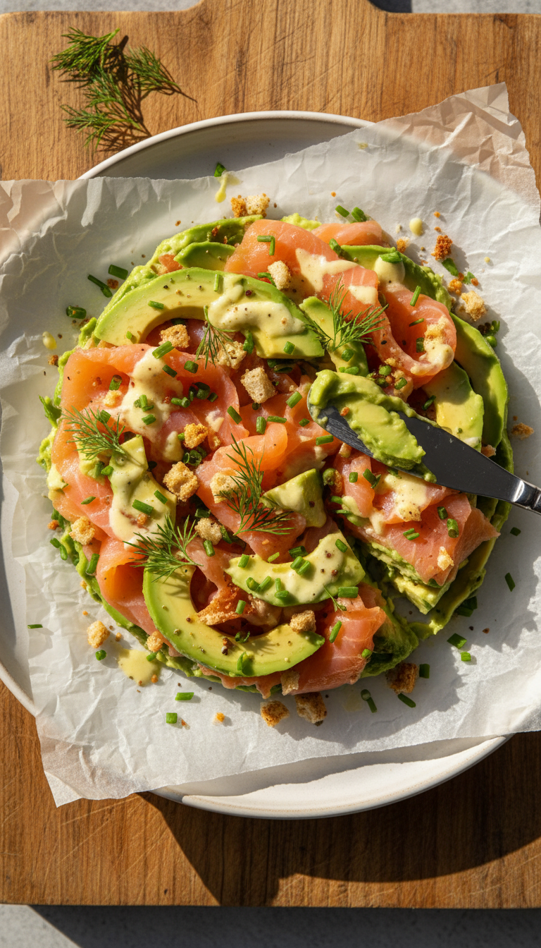Lachs und Avocado Snack