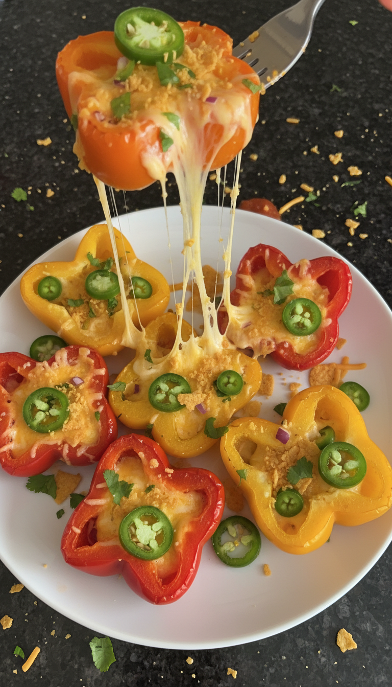 Nacho Käse Gefüllte Paprika​