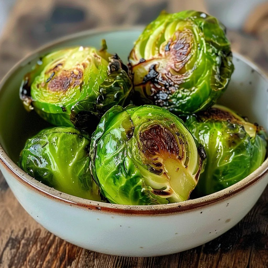 Knusprige Rosenkohl aus der Heißluftfritteuse