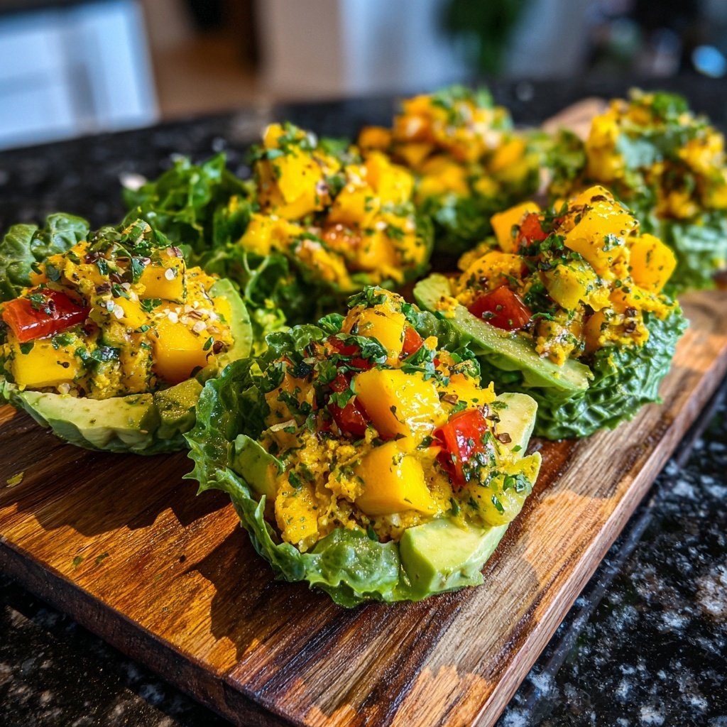 Mango Avocado Salad Cups