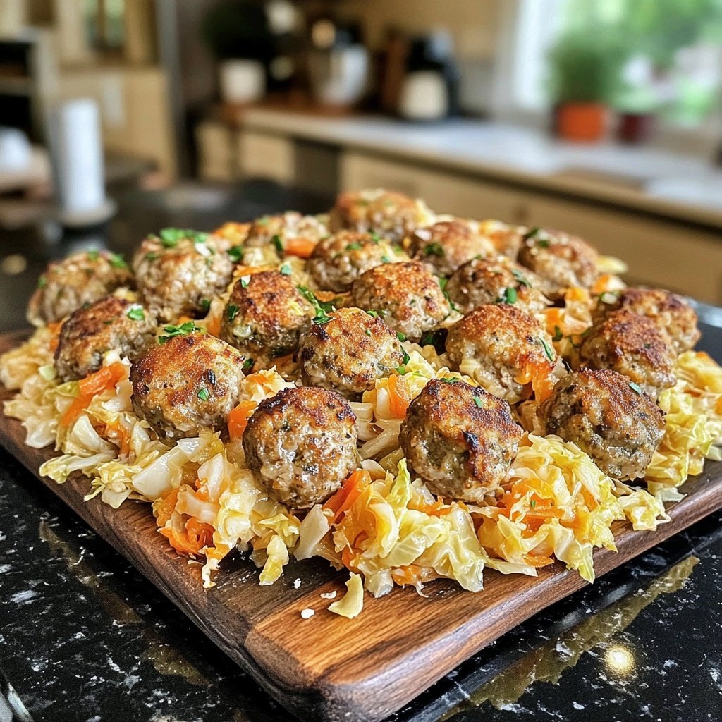 Rosenkohleintopf Mit Hackballchen