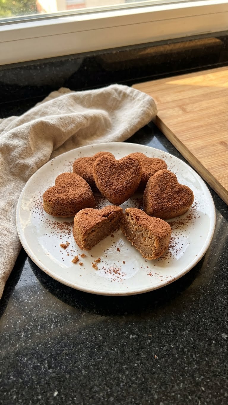 Mini Zuckerfreie Herz Kuchen